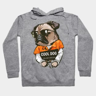 Cool Prisoner Pug Hoodie